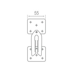 Enganche Cocodrilo Metálico